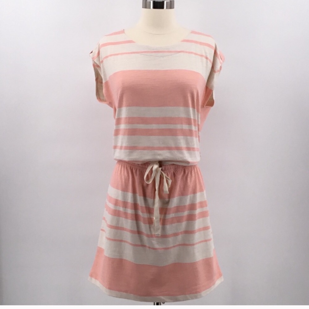 New! Loft, Pink & White Striped Dress!